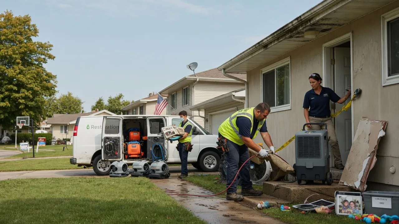 Water Damage Restoration in North English, IA near me
